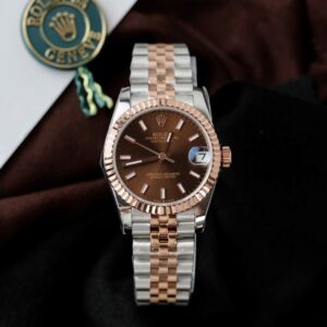 rolex datejust 36mm roségold/edelstahl