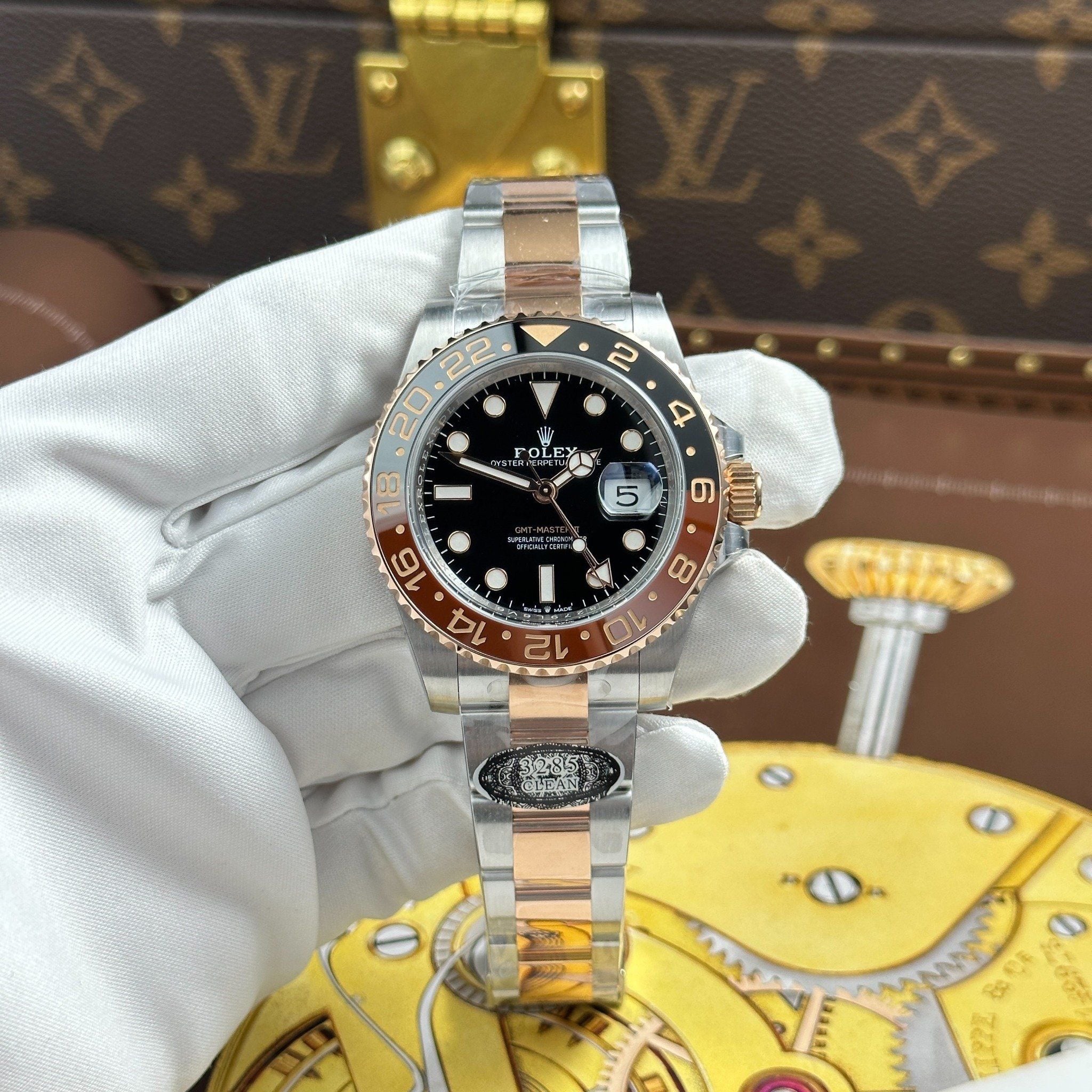 img_4970 rolex gmt master ll 40mm rootbeer bicolor schwarz